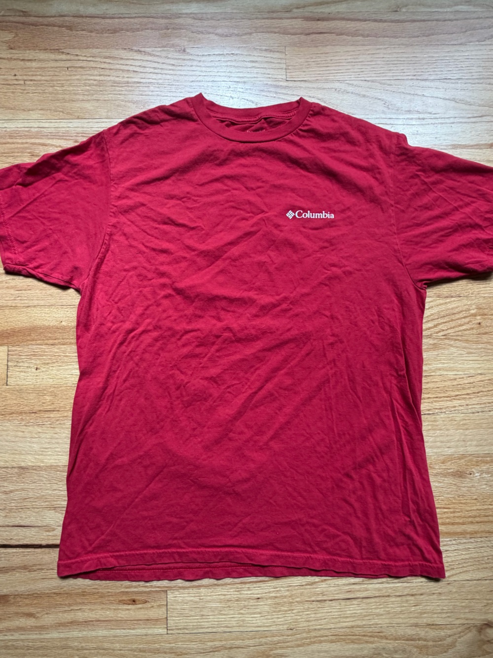 Columbia Men’s Patriotic Red Logo Short Sleeve Tee